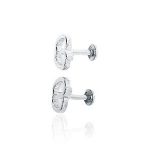 Apple Silver 925 Studs