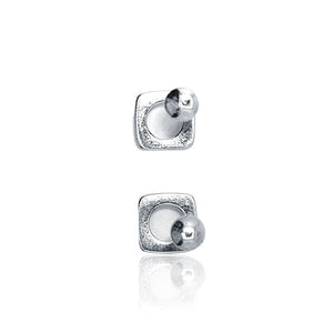 Square Loop Silver 925 Studs