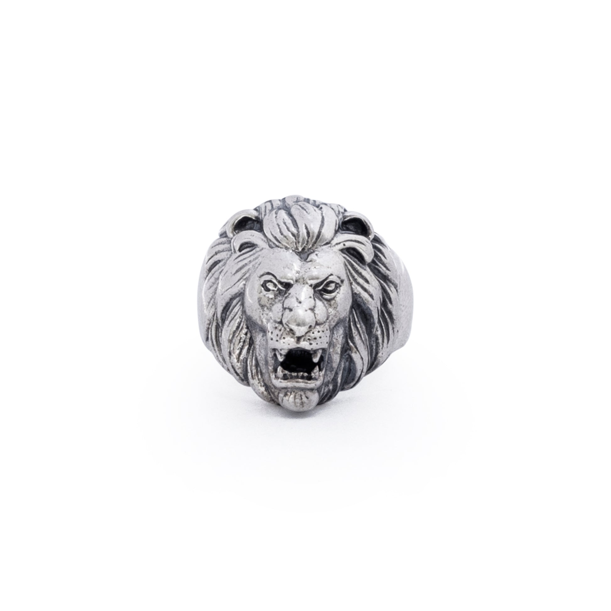 Ferocious Lion Silver 925 Ring