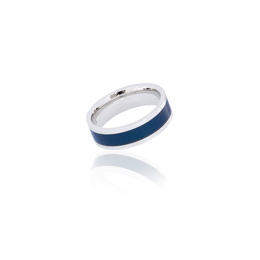 Mode Solid Silver 925 Band Ring