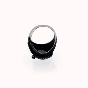 Persian Black Silver 925 Ring