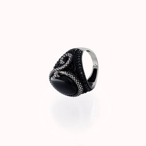 Persian Black Silver 925 Ring