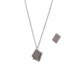 Message Envelope Silver 925 Chain