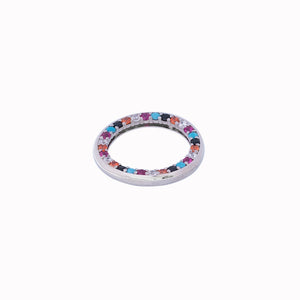 Multicolor Rim Silver 925 Ring