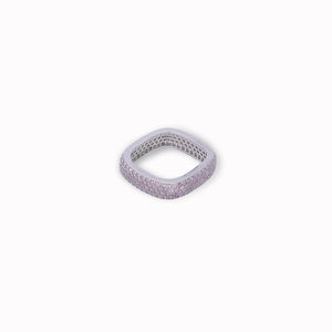 Lavender Square Silver 925 Ring