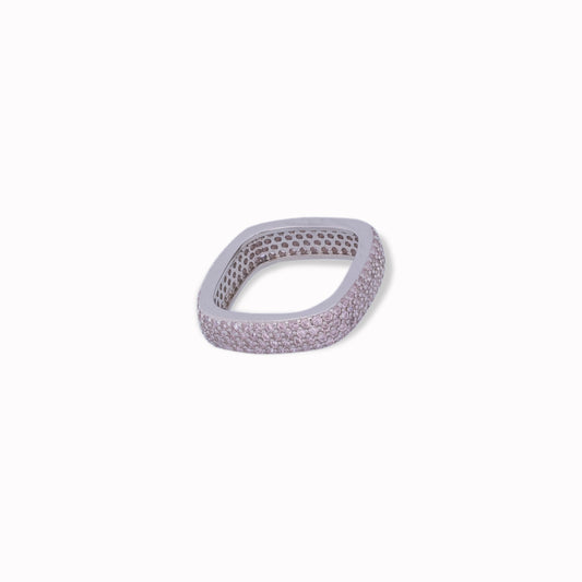 Lavender Square Silver 925 Ring