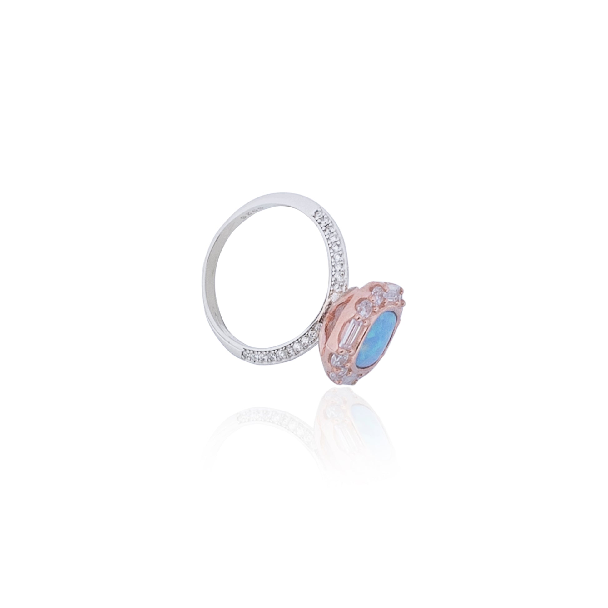 Allure Blue Silver 925 Ring