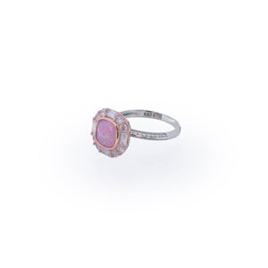 Beauty Pink Silver 925 Ring