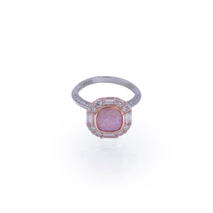 Beauty Pink Silver 925 Ring