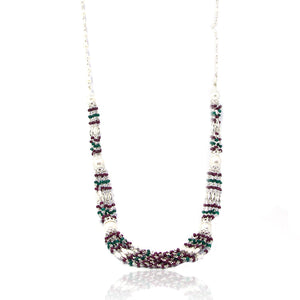 Yukta Pearl Silver 925Necklace  Set