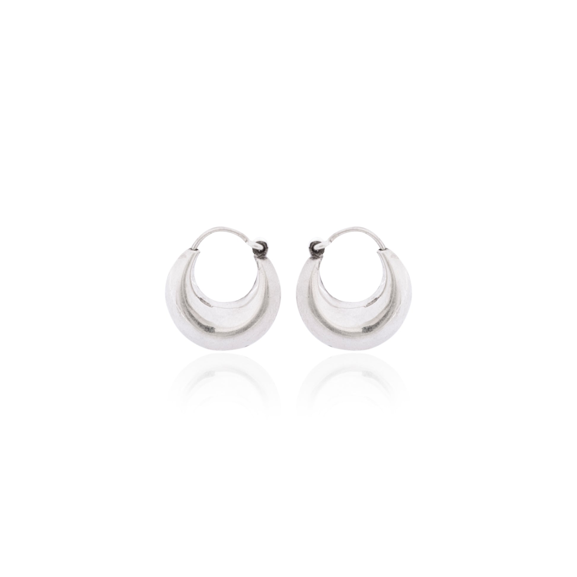 925 Silver Trendy Kaju Bali Earring for Men