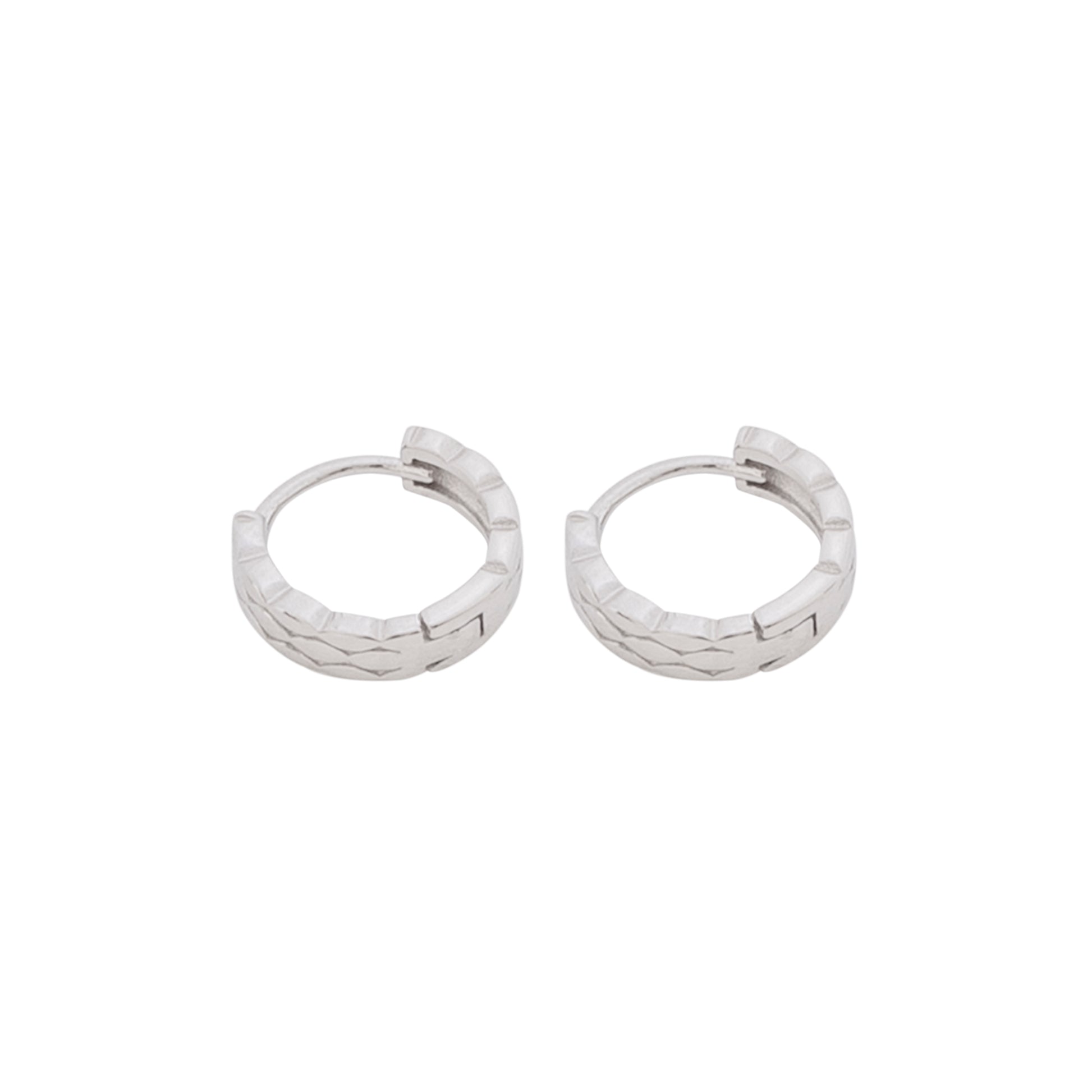 925 Sterling Silver Bali Hoop Earring