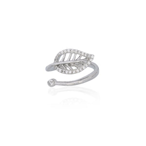 The Leaf Silver Ring 925