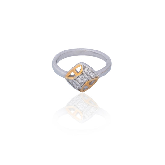 Kunuj Gold Plated Silver Ring 925