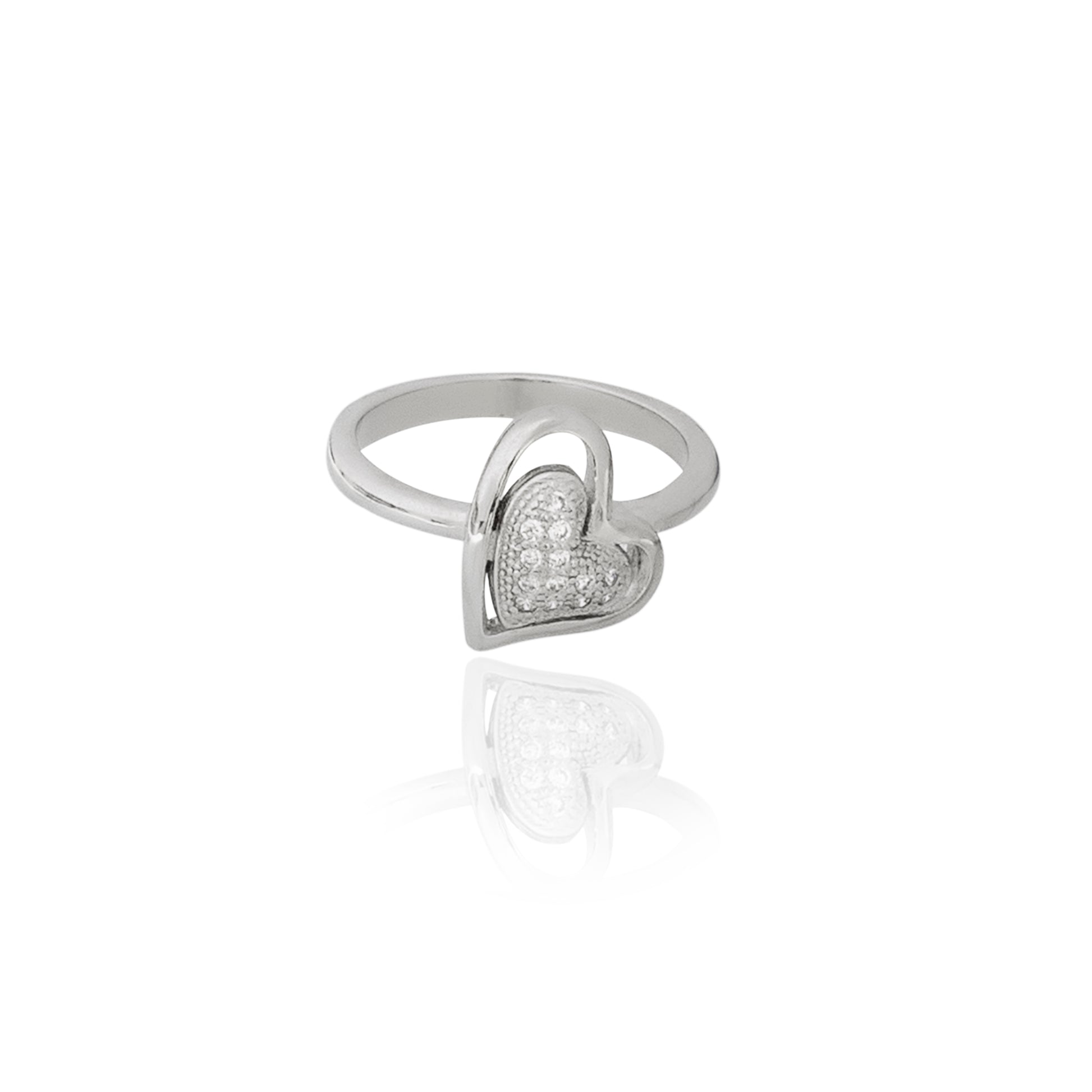 True Heart Silver Ring 925