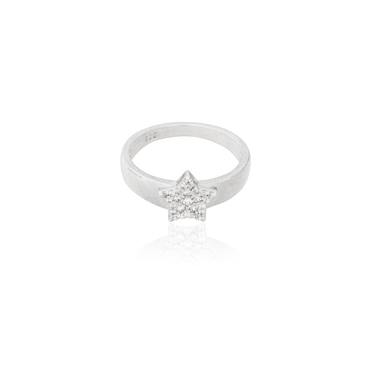 Star Silver Ring 925