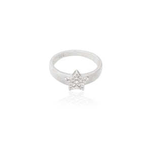 Star Silver Ring 925