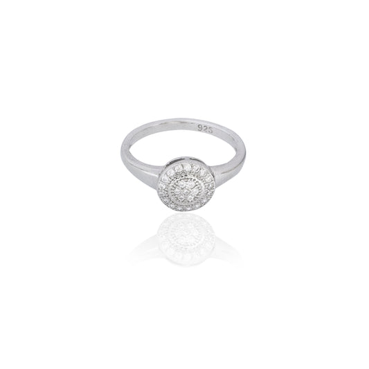 Women Silver 925 Sterling Silver Ring with AAA Grade CZ