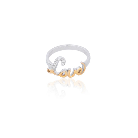 925 Sterling Silver Love Ring for Women and Girls