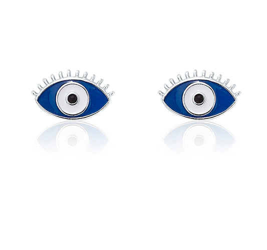 Evil eye earrings