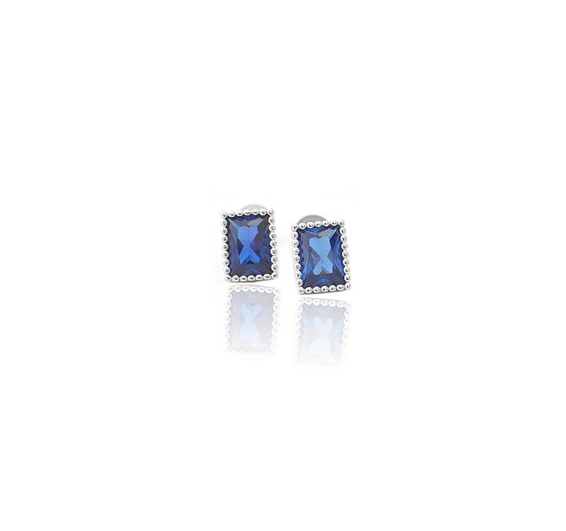 Earring Studs Blau Stone