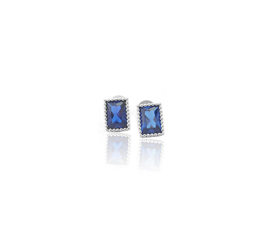 Earring Studs Blau Stone