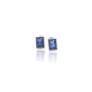 Earring Studs Blau Stone