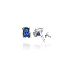 Earring Studs Blau Stone