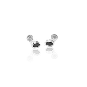 Earring Studs Black Stone