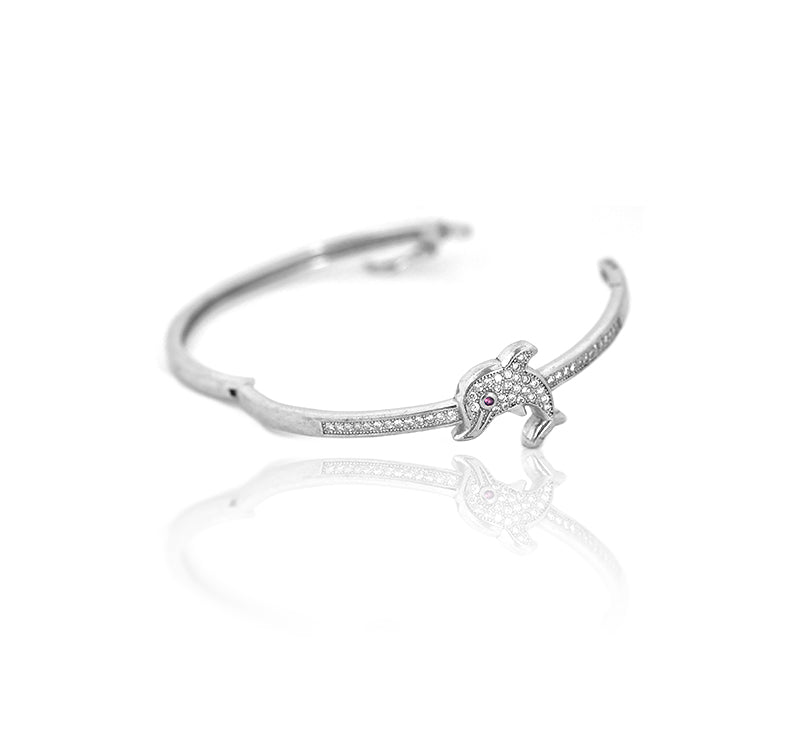 Sterling Silver Fish Kadas