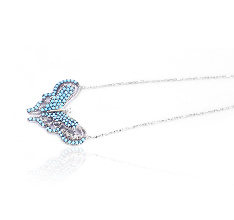 925 STERLING SILVER BUTTERFLY Necklace