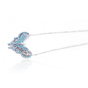 925 STERLING SILVER BUTTERFLY Necklace