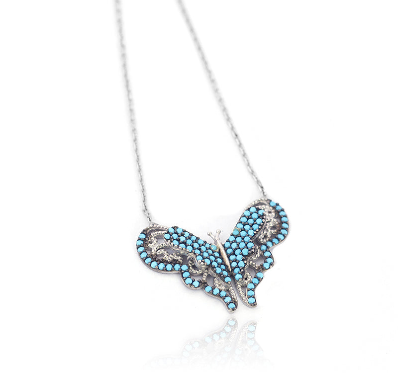 925 STERLING SILVER BUTTERFLY Necklace