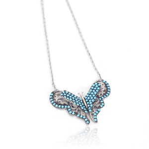 925 STERLING SILVER BUTTERFLY Necklace