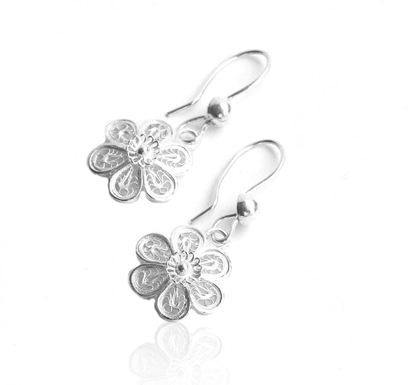 STERLING SILVER FLOWER DEGING