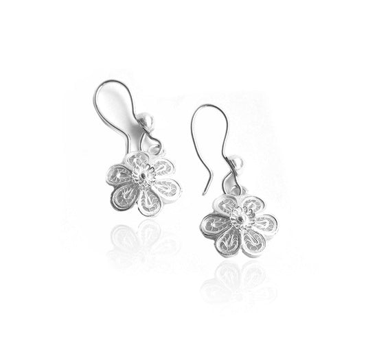 STERLING SILVER FLOWER DEGING