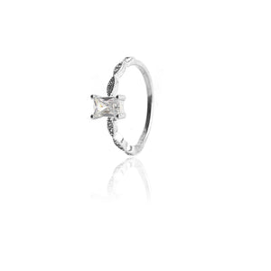 Fashion Cheap 925 Silver Big Stone Ring