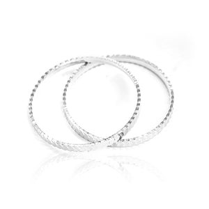 Female Fancy Silver Bangles 925