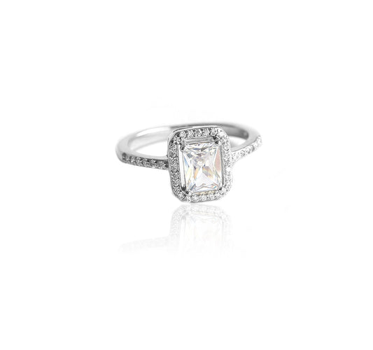 Jewellery Silver Classic Solitaire Ring