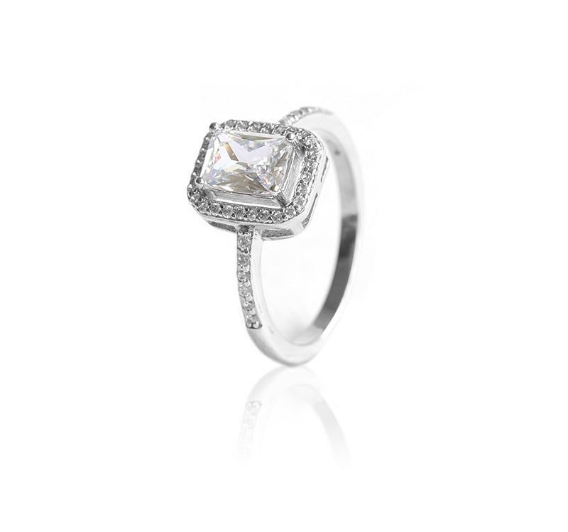 Jewellery Silver Classic Solitaire Ring