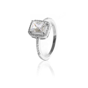 Jewellery Silver Classic Solitaire Ring