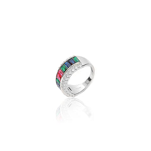 Scout Colourful Silver Ring