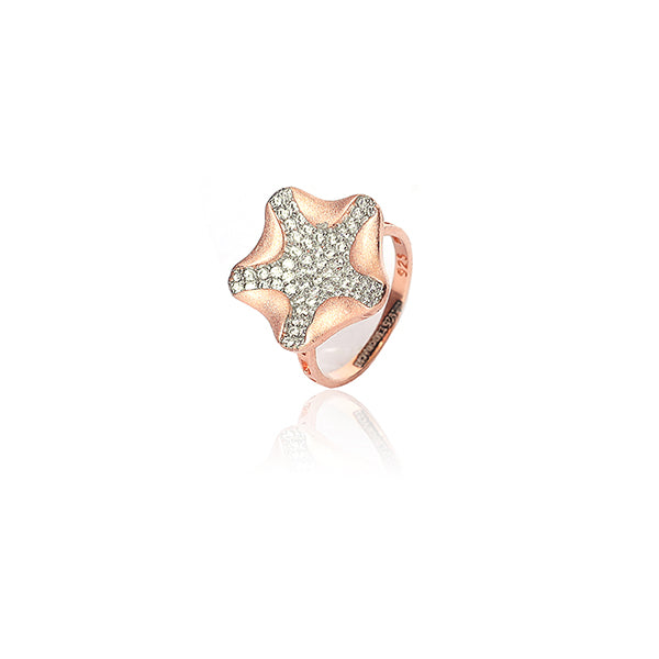 Star desgn Silver Ring