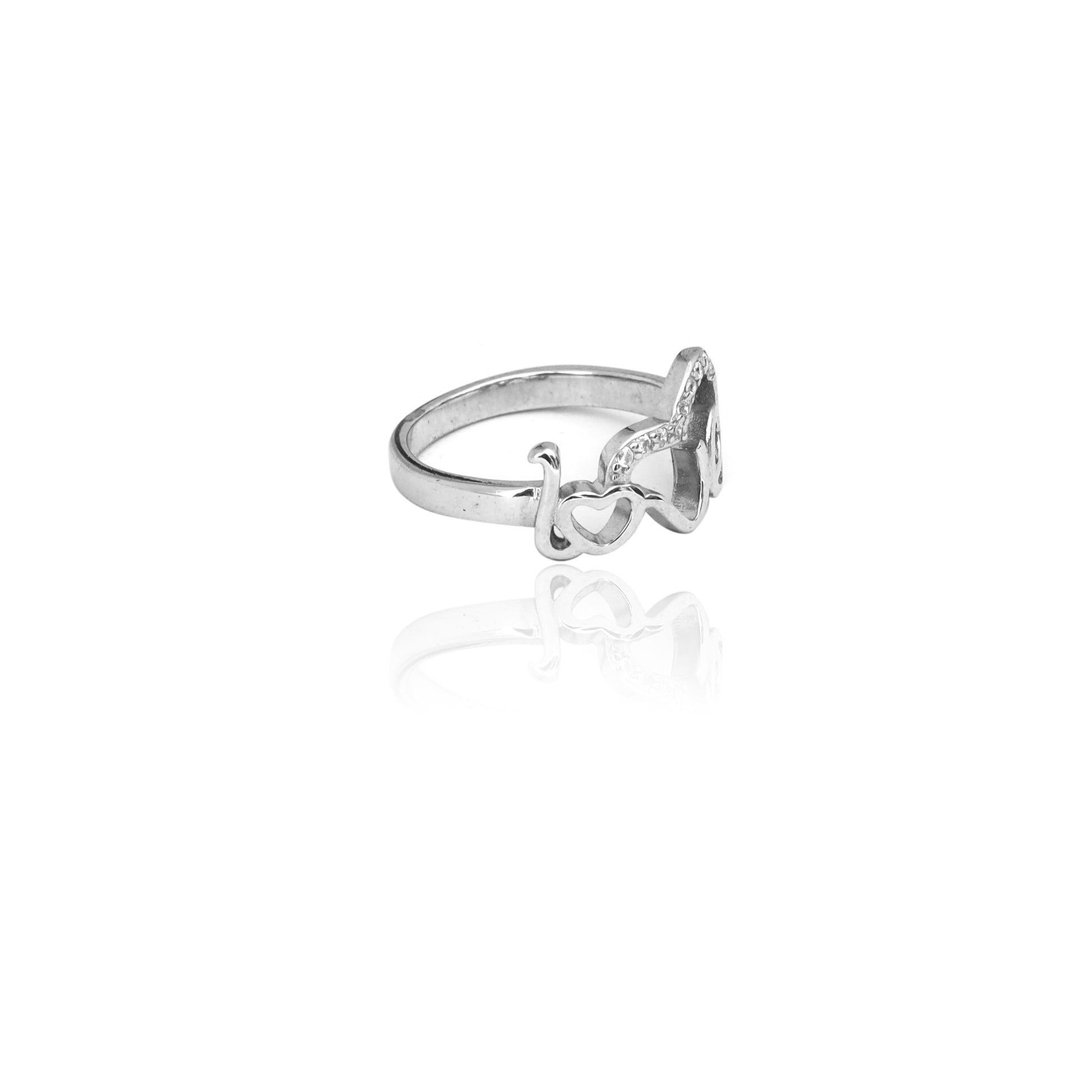 Lea Love Silver Ring