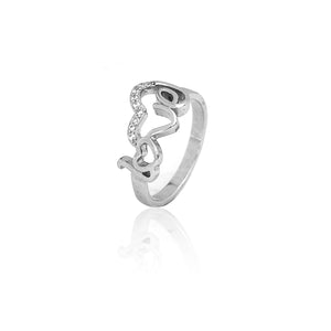 Lea Love Silver Ring