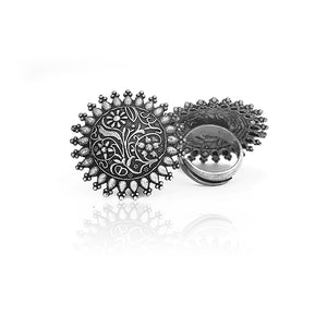 Clara Flower Shape  Silver Toe Ring