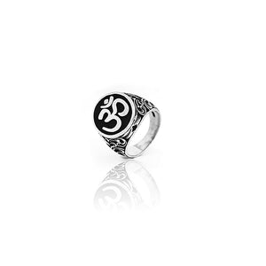 OM Silver Ring