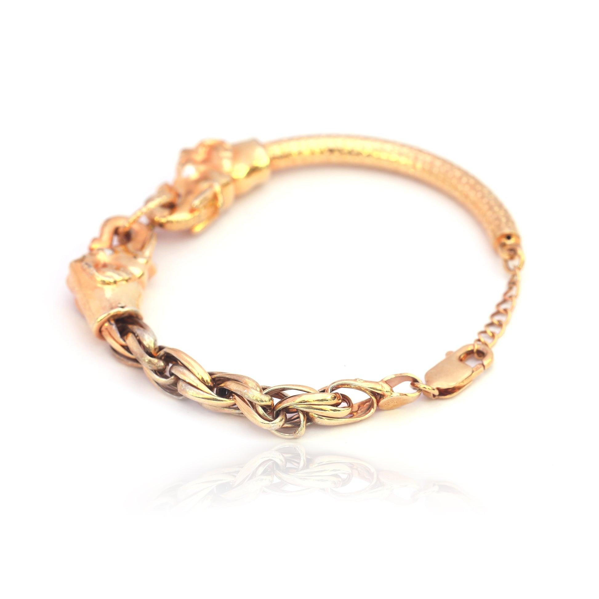 Faye Gold Silver Bracelet