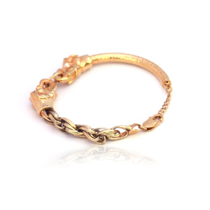 Faye Gold Silver Bracelet