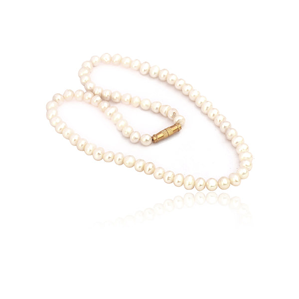 White Moti Mala